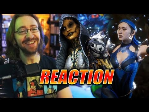 MAX REACTS: Kitana & Dvorah Gameplay Trailer - Mortal Kombat 11
