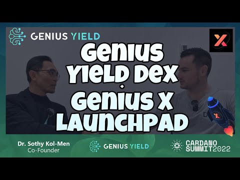 Genius Yield DEX and GeniusX Launchpad Status on Cardano