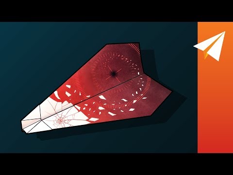 Easy Paper Airplane with a Sweet Template — How to Fold Marauder