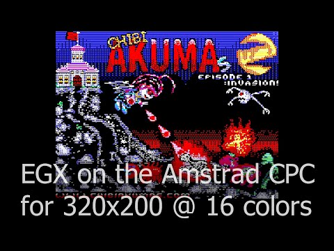 EGX: Z80 ASM Lesson P40 - 320x200 @ 16 color on the Amstrad CPC