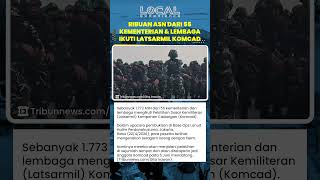 Momen Ribuan ASN dari Kementerian & Lembaga Ikuti Upacara Pembukaan Latsarmil Komcad