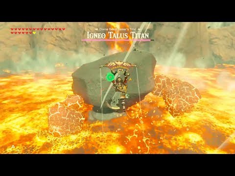 Zelda BotW - Igneo Talus Titan (DLC Trial)