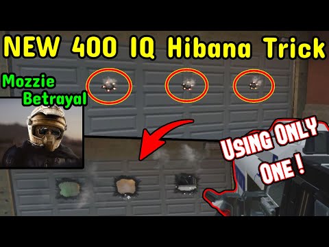 New * 400 IQ *  Hibana Trick | When a Drone Try to Friend Mozzie - Rainbow Six Siege