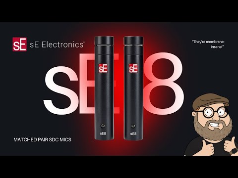 sE Electronics sE8 Small Diaphragm Cardioid Condenser Microphone Matched Stereo Pair 2018 - Present - Black image 3