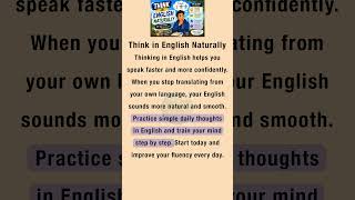Think in English Easily || Speak English Fluently || #learnenglish #englishpractice