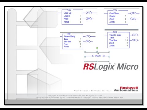 Timer instructions in Allen Bradley PLC