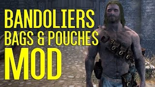 Bandolier: Bags and Pouches Classic | Skyrim Special Edition Mod Spotlight