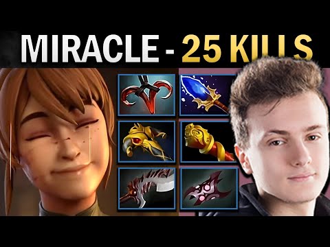 Marci Dota Gameplay Miracle with 25 Kills and Basher