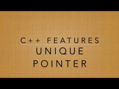 Unique Pointers in C++