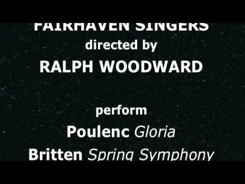 Fairhaven Singers Poulenc & Britten 2013