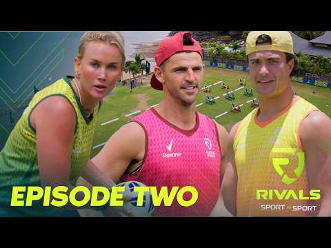 The Teams battle an obstacle course to test: AGILITY 👟 Which nimble code takes out a thriller Rd 2?