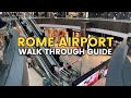 Rome Fiumicino Airport Guide Walking Through Leonardo Da Vinci Airport Review