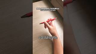 THUMB AROUND REVERSE pen spinning tutorial 👍 #shorts