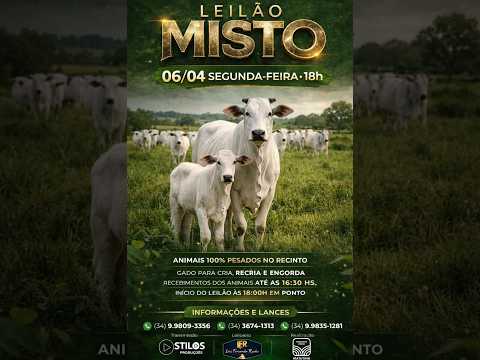 LEILÃO MISTO - SINDICATO RURAL DE MATUTINA-MG