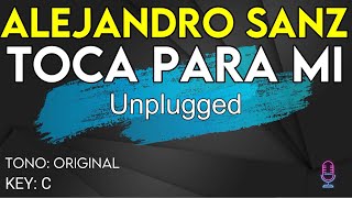 Alejandro Sanz - Toca Para Mi (Unplugged) - Karaoke Instrumental