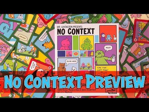 Mr. Lovenstein Presents: No Context | 2-6 Player Party Game! | Board Game Preview