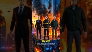 Quem escapa primeiro do arranha céu em chamas? 🔥