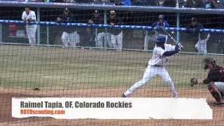 Raimel Tapia, OF, Colorado Rockies