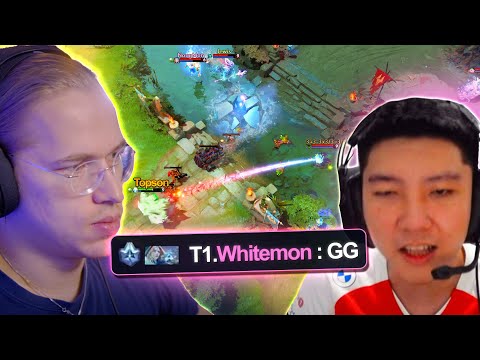 Whitemon goes TRILANE against Topson 🙃