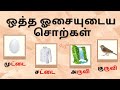 ஒத்த ஓசை உடைய சொற்கள் Orae Osai Udaiya Sorkal ஒரே ஓச�