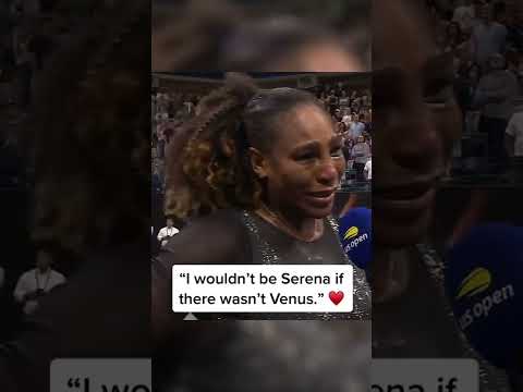 Serena showing love to her sister Venus 🙏