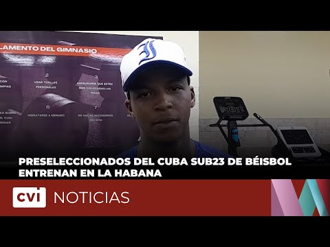 Preseleccionados del Cuba Sub23 de Béisbol entrenan en La Habana
