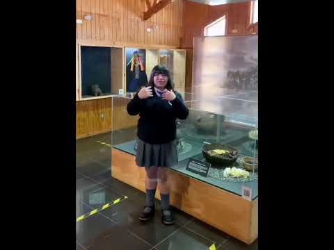 Museo Purén, Lengua de señas Chilena, Ingles, español