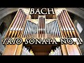 BACH - TRIO SONATA NO. 1 E FLAT MAJOR BWV 525 - ORGAN OF ST JOSEPH'S KEIGHLEY - JONATHAN SCOTT