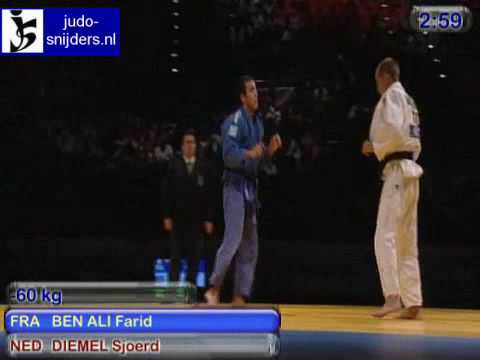 Judo 2009 Birmingham: Ben Ali (FRA) - Diemel (NED) [-60kg] the match