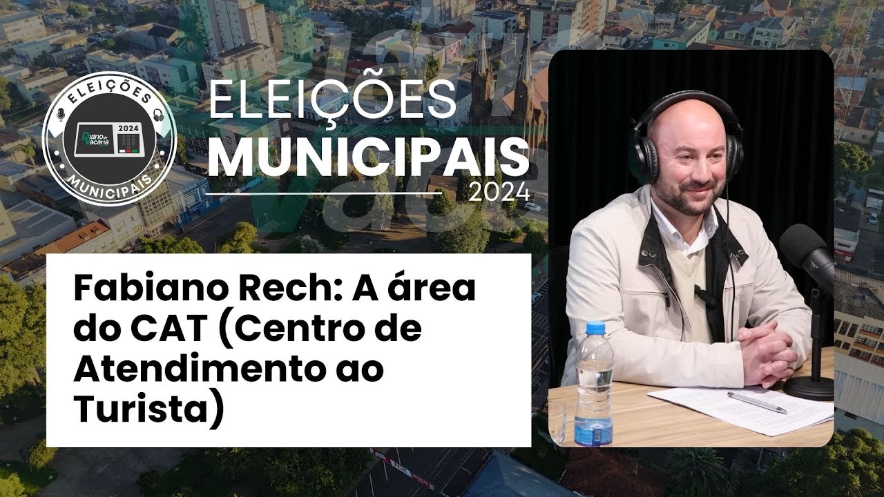 Fabiano Rech: A área do CAT (Centro de Atendimento ao Turista)