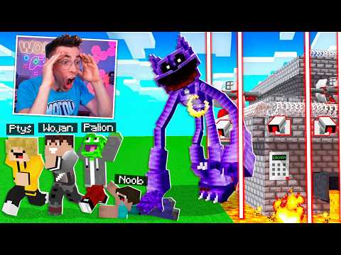 UCIEKAMY z WIĘZIENIA CATNAP w Minecraft! *wkurzył się*