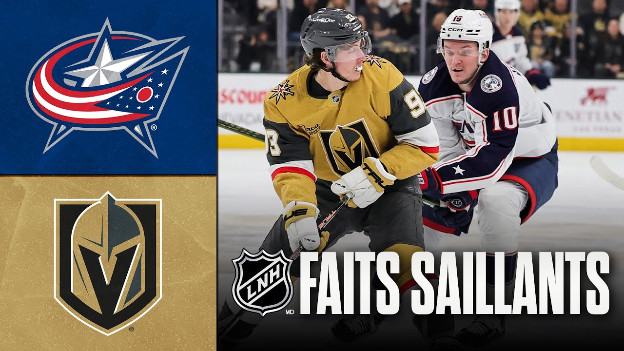 Blue Jackets vs Golden Knights 08/01/26 | Faits saillants