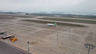 preview picture of video 'Bamboo airways_first take off at Van Don international airport'