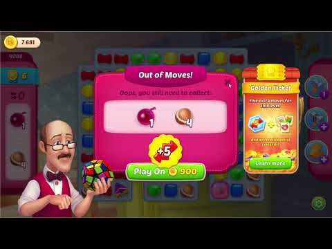 Homescapes🏠: Beat Level 4086-4087 - Gameplay (Android | iOS)