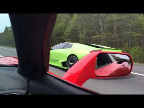 2015 C7 Z06 vs 2009 Lambo Merci