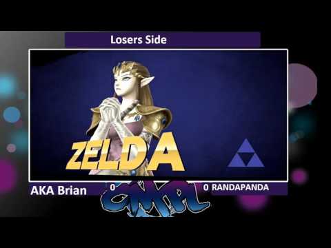CMPL 2 - AKA Brian (Villager) Vs. RANDAPANDA (Zelda) Smash Wii U Losers Side - Smash 4