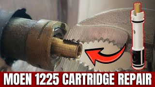 Fix a Stiff Faucet Handle FAST! Moen 1225 Cartridge Repair Made Easy |