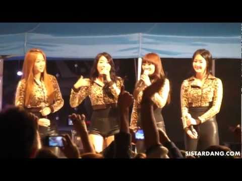 [HD][FANCAM] 110520 씨스타/SISTAR - Talk & Superstar @ 경민대학교