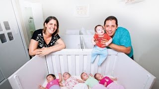 💜Quarto de Bebê dos Quíntuplos de Santos💜