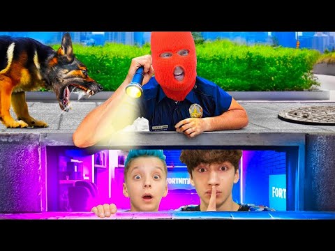 Budujemy sekretny pokój DLA PSA 🐶🔥 Artur i Dawid bawią się w chowanego | Boys and Toys Polish