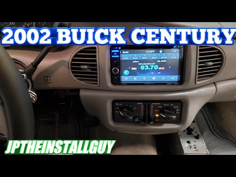 2002 Buick century radio removal and double din install