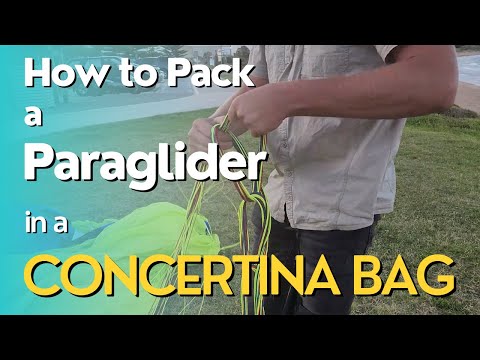How to Pack a Paraglider in a Concertina Bag