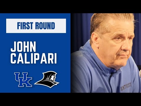 Kentucky basketball's Pre-Game Press Conference | NCAA Tournament First Round