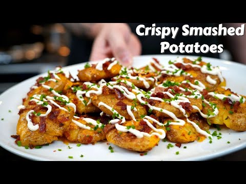 These Are The Most Delicious Potatoes I've Ever Made (Loaded Smashed Potato Recipe)
