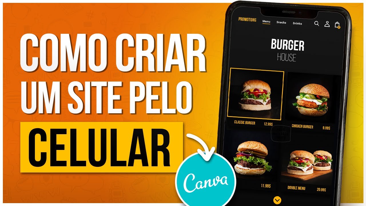 🔥 Como Criar um Site GRÁTIS pelo Celular na Ferramenta Canva?