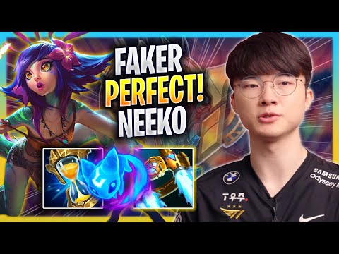 FAKER PERFECT GAME WITH NEEKO! - T1 Faker Plays Neeko MID vs Zed! | Season 2023
