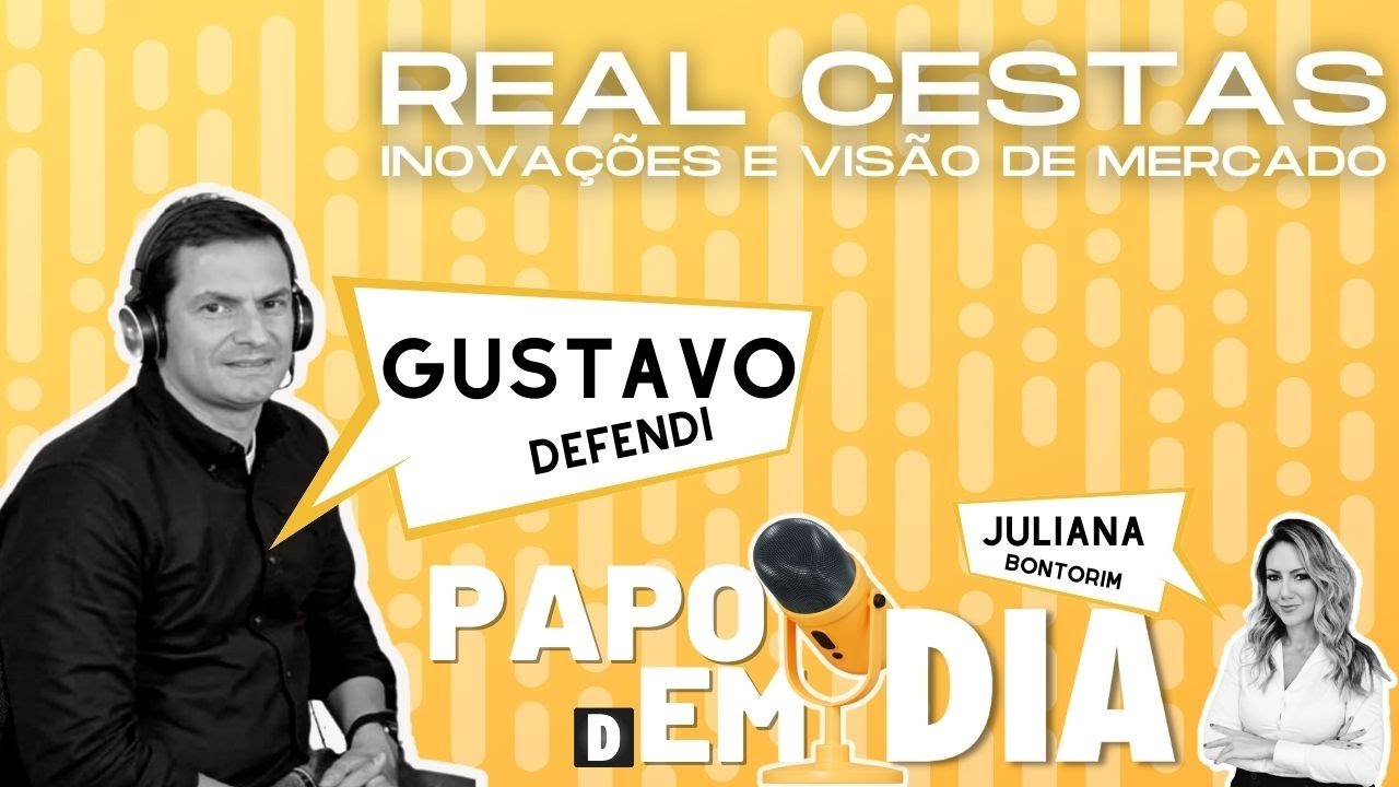 Empresário Gustavo Defendi participa de bate-papo com a jornalista Juliana Bontorim no Papo em Dia