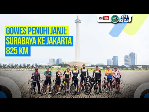 Gowes Penuhi Janji: Surabaya ke Jakarta 825 Km