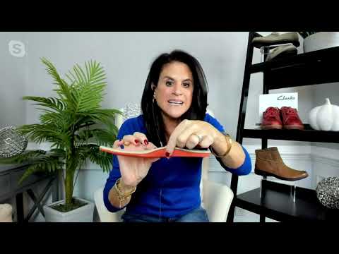 Clark Artisan Leather Water Proof Ankle Boots HencroftMadiWP on QVC