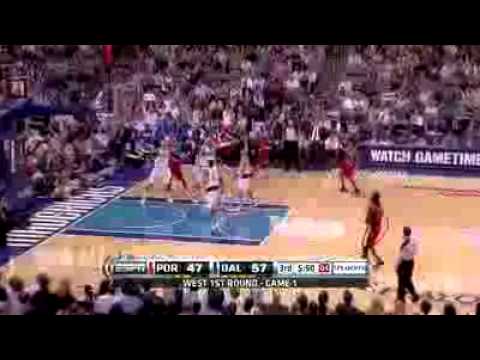 Portland Trail Blazers vs Dallas Mavericks NBA Recap (Playoffs Round 1 Game 1) April 16, 2011.mp4